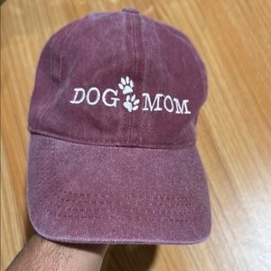 Dog Mom Cap - Maroon